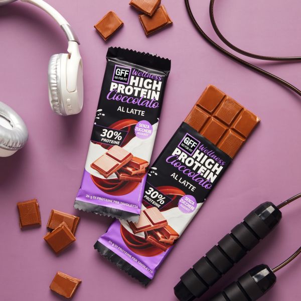 Tavoletta di cioccolato proteica 1