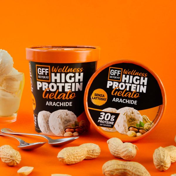Gelato proteico GFF Go For Fit - Gelato alle arachidi ricco di proteine