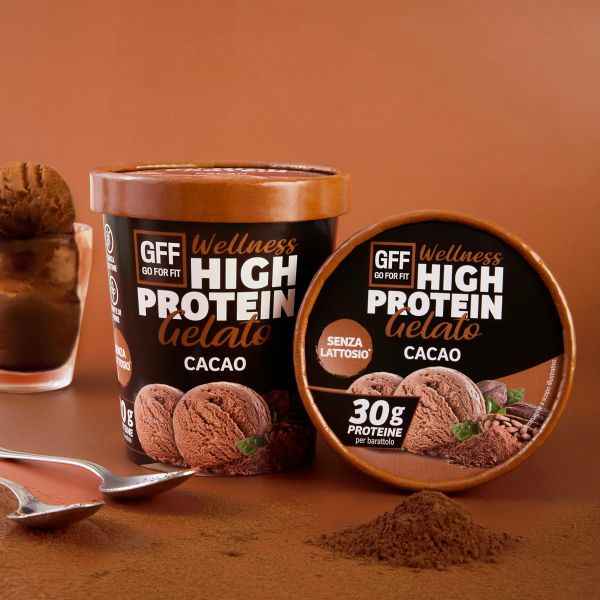 Gelato proteico GFF Go For Fit - Gelato al cacao ricco di proteine