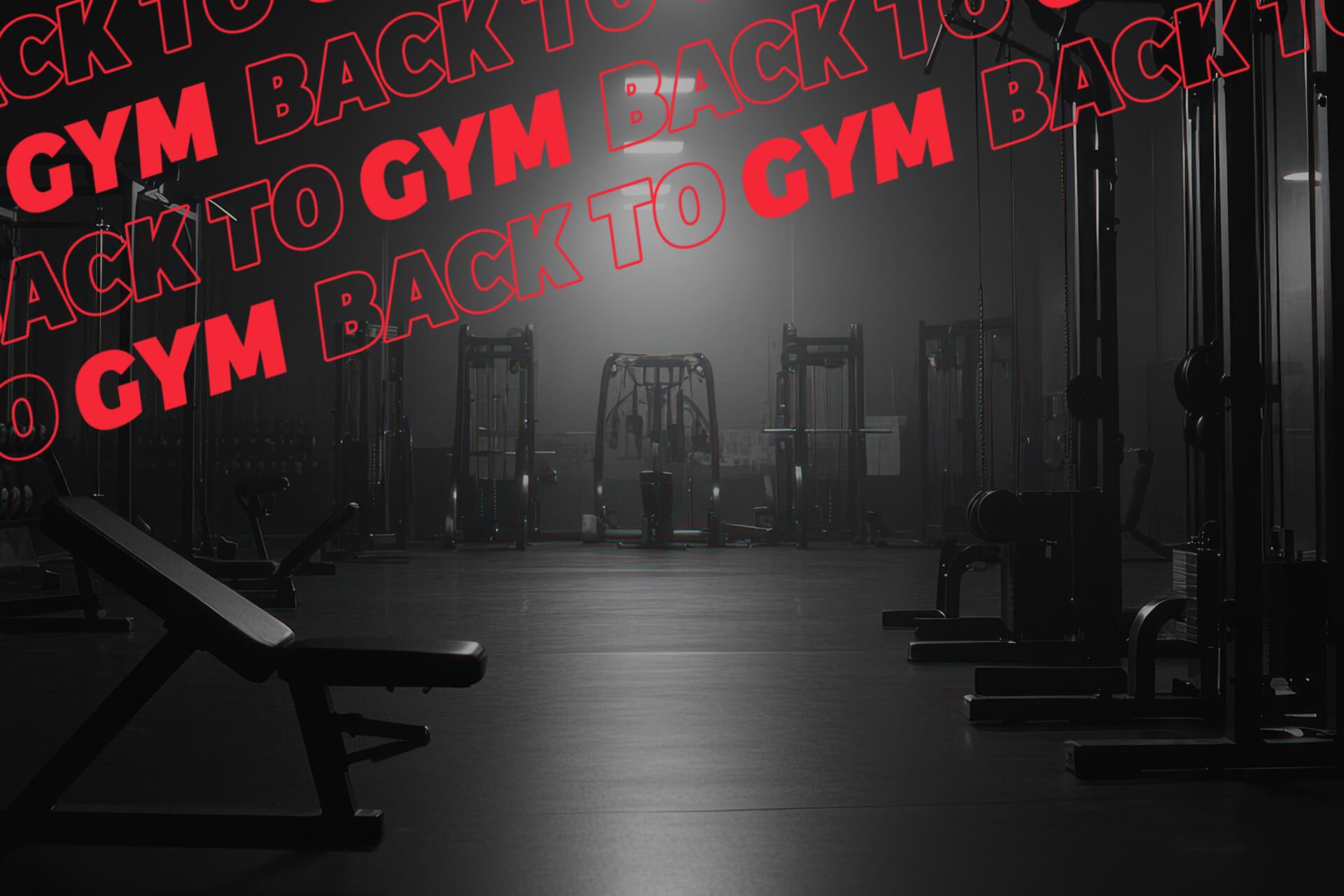 back to gym sfondo