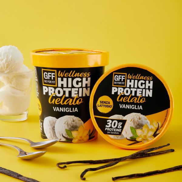 Gelato proteico GFF Go For Fit - Gelato alla vaniglia ricco di proteine