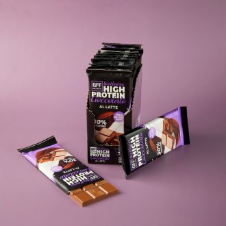 Cioccolato proteico al latte – 1 scatola – 18 pz