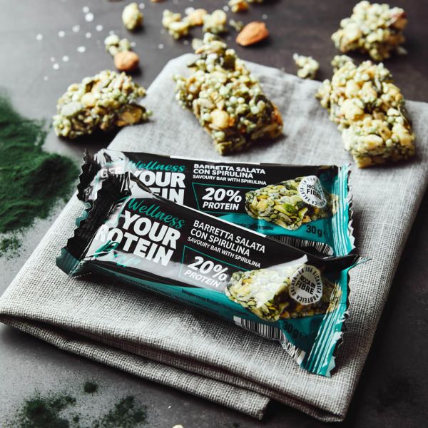 Barretta proteica con alga spirulina 1