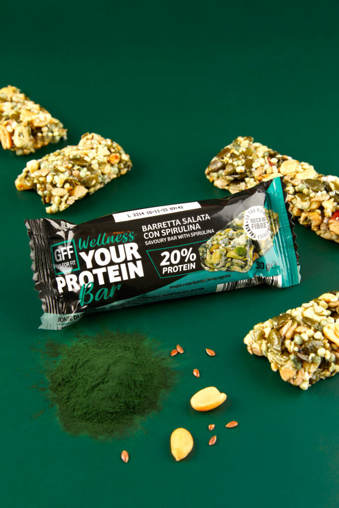 Barretta proteica con alga spirulina – 1 pz